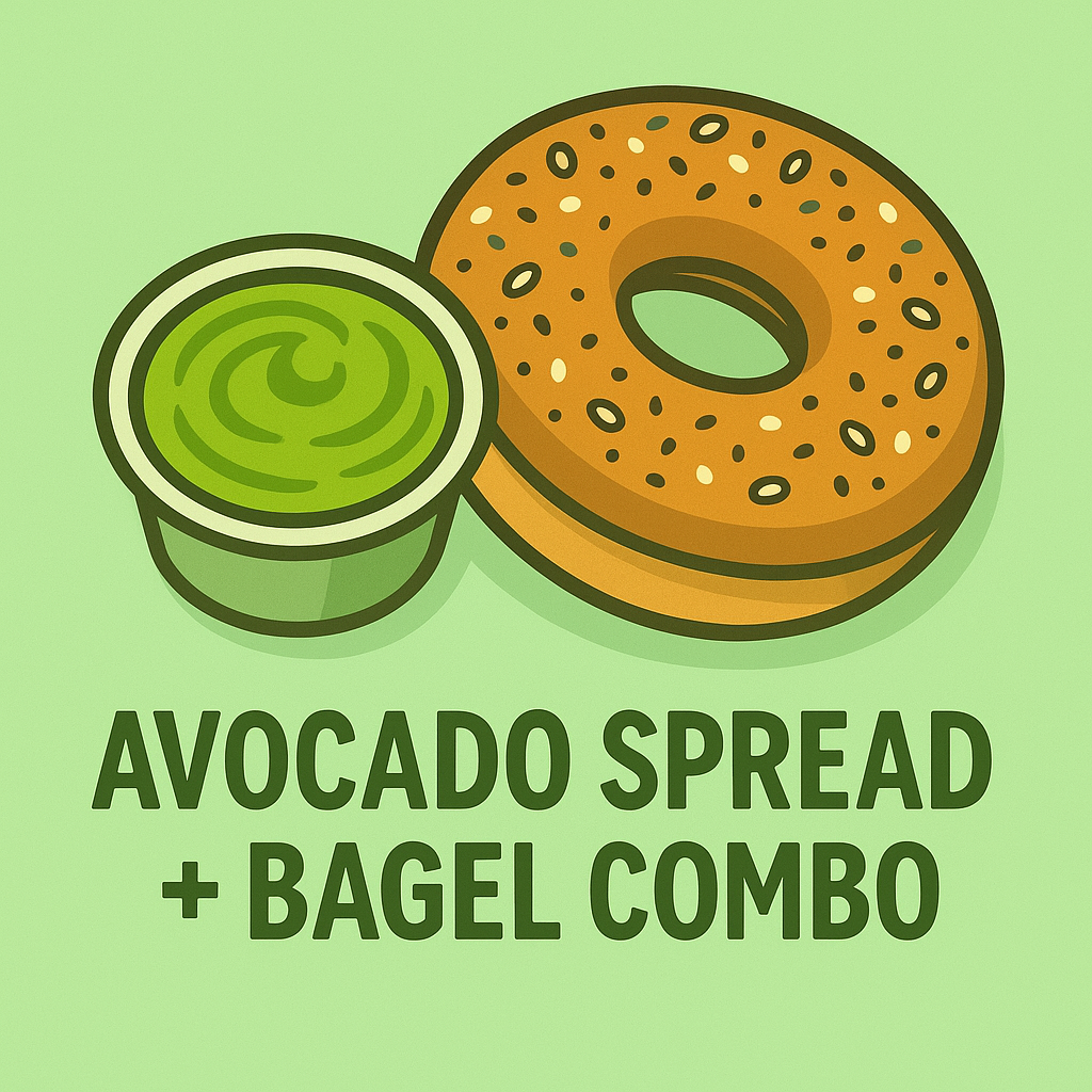 Avocado Spread + Bagel Combo