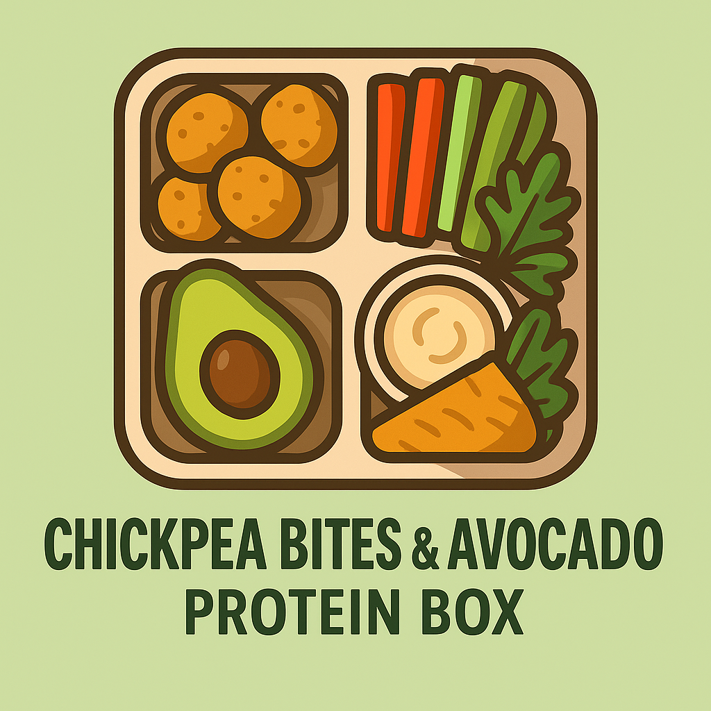 Chickpea Bites & Avocado Protein Box