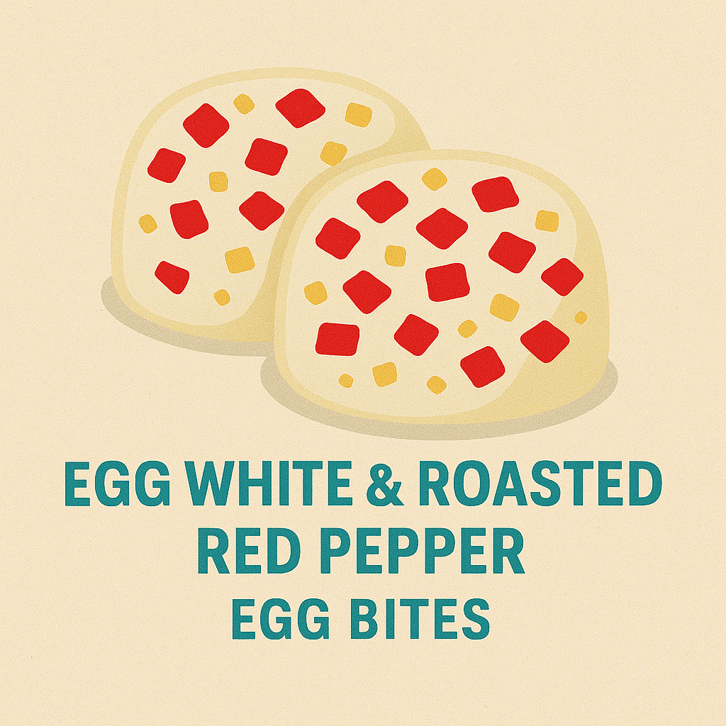 Egg White & Roasted Red Pepper Egg Bites