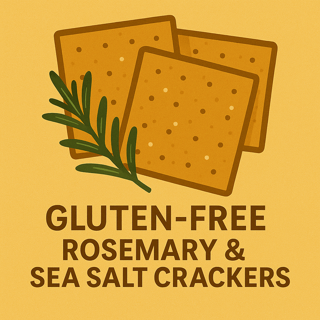 Gluten-Free Rosemary & Sea Salt Crackers