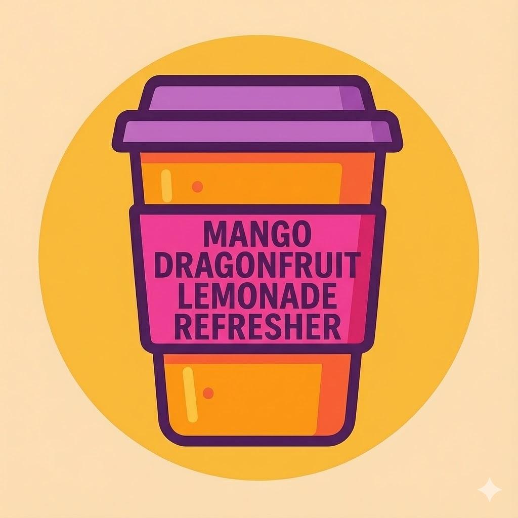 Mango Dragonfruit Lemonade Refresher