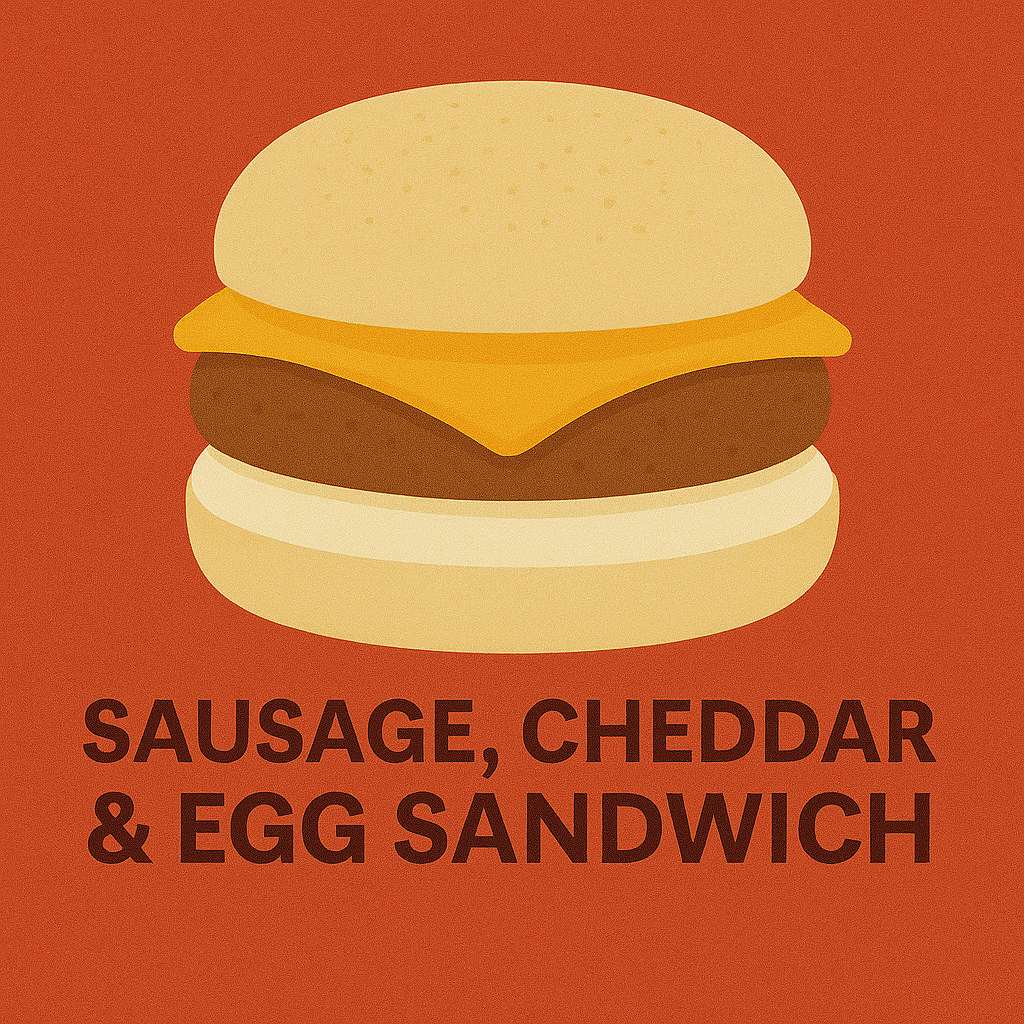 Sausage, Cheddar & Egg Sandwich
