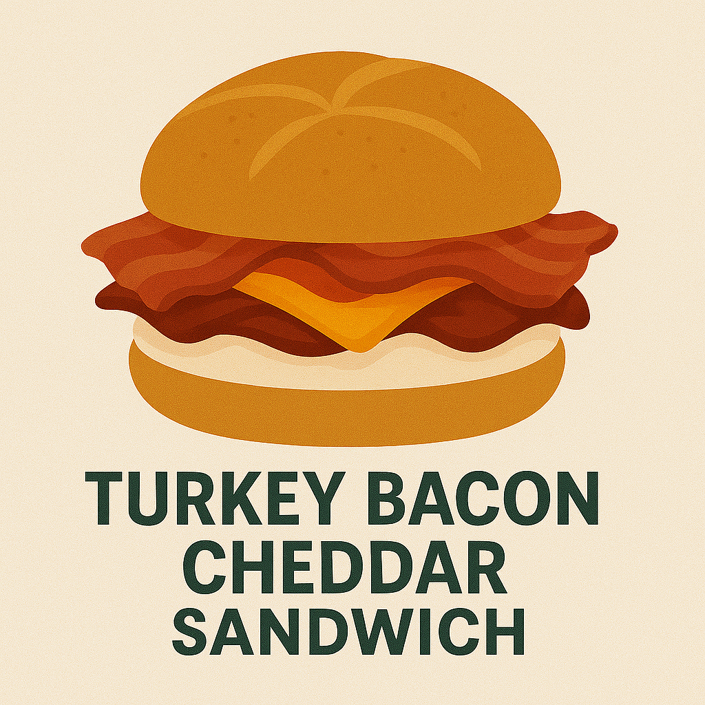 Turkey Bacon Cheddar Sandwich
